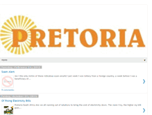 Tablet Screenshot of blog.pretoria-south-africa.com